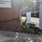 Lime Bike Fire in Ballard