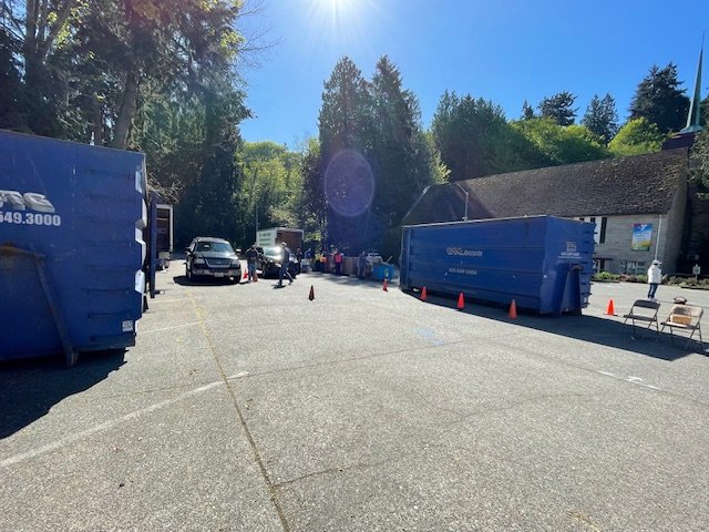 HAPPENING NOW: Spring 2026 Fauntleroy Church Recycle Roundup – no waiting!