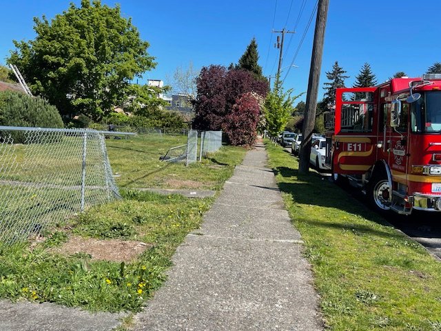 HAPPENING NOW: No, that’s not a house fire – it’s training