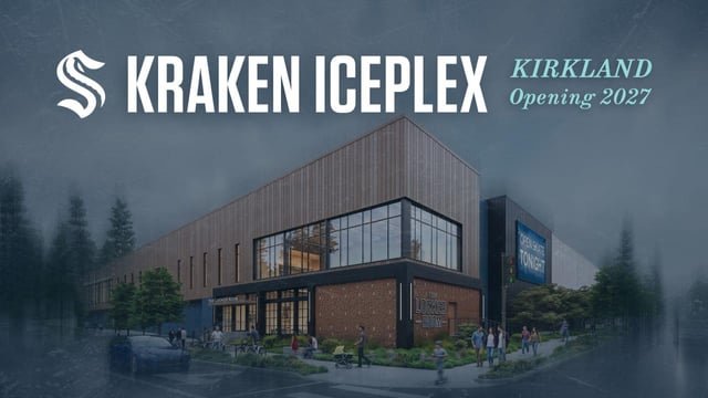 Seattle Kraken announce second team owned community ice rink to be built in Kirkland.