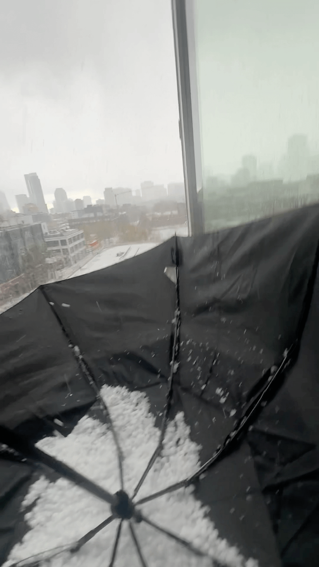 When life gives you hail…