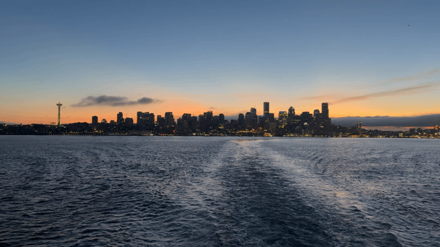 Sunrise from Elliot Bay 03/01/2026