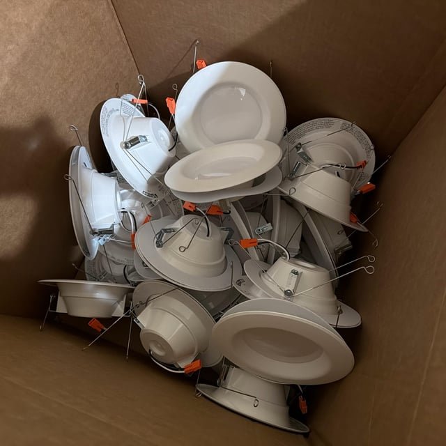 Where can I recycle LED downlights?