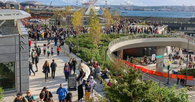 Trail funded by Melinda French Gates, MacKenzie Scott will soon open on Seattle waterfront