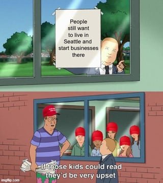 Discourse about Seattle in a nutshell