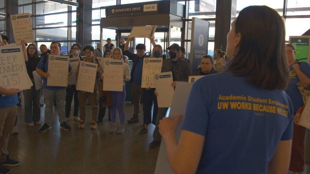 UW graduate student deported through SEA as protesters demand answers