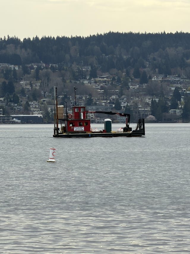 What if we kissed on a barge with a honey bucket while we cruise on lake Washington?