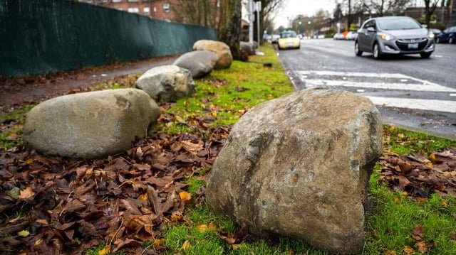 In controversial move, Tacoma to review use of rocks to hinder homeless camps