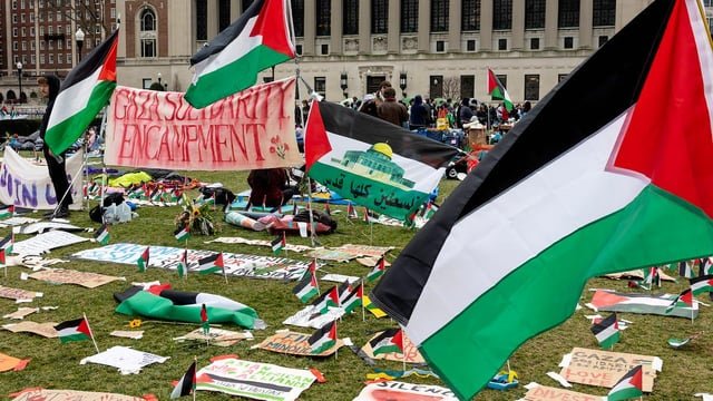 The Campus Protest Culture That Targeted Biden Goes Silent for Trump