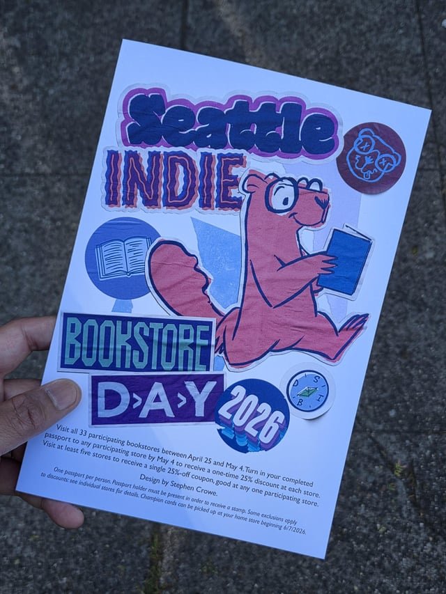 Seattle Indi Bookstore Day 2026