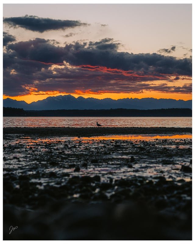 Perfect sunset to close out the weekend.