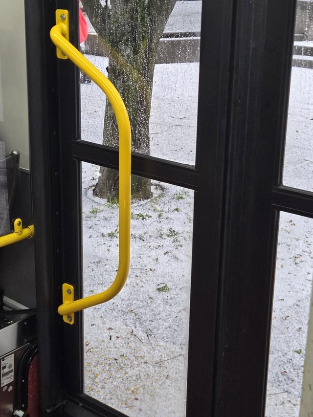 That’s not snow on the ground