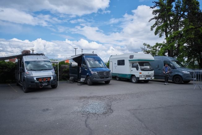 WEST SEATTLE WEEKEND SCENE: Castle Climbing Club’s first Van Life Fest