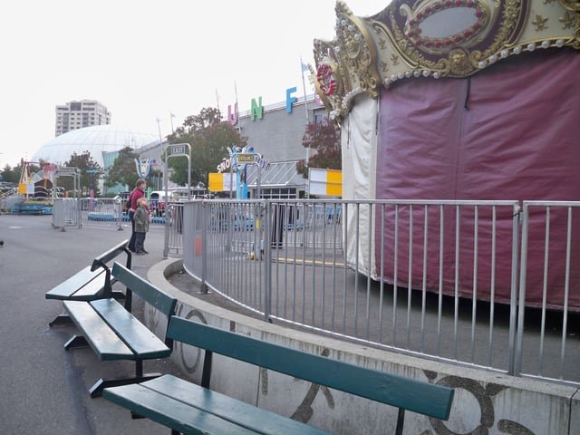 Image of me and my mom at the Fun Forest shortly before it closed in 2010.