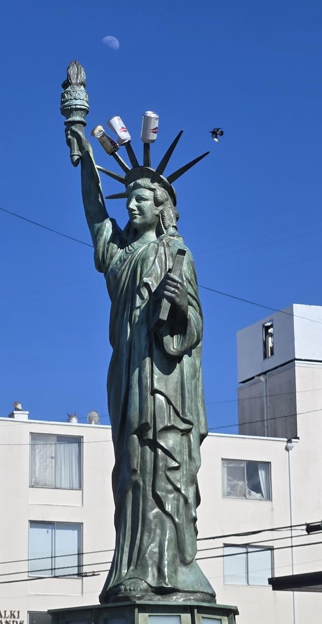 Statue of Liberty on Memorial day