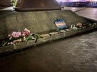 Memorial to slain UW student in Red Square