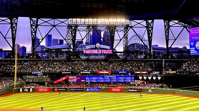 Tmobile Park on a beautiful Friday night