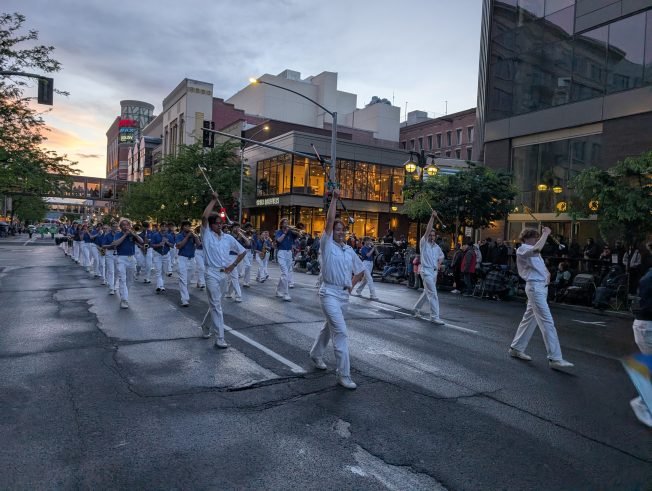 PARADE SEASON: West Seattle High School Marching Band travels to Spokane for Lilac Festival