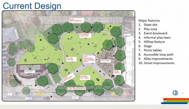 FOLLOWUP: Parks confirms ‘open house’ to see newest design for expanding Morgan Junction Park, including ‘skatedot’/all-wheels area