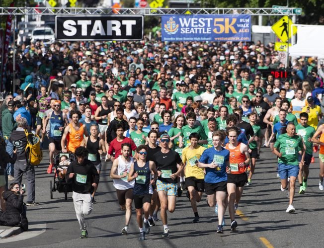 VIDEO, PHOTOS: 2026’s West Seattle 5K was the biggest ever!