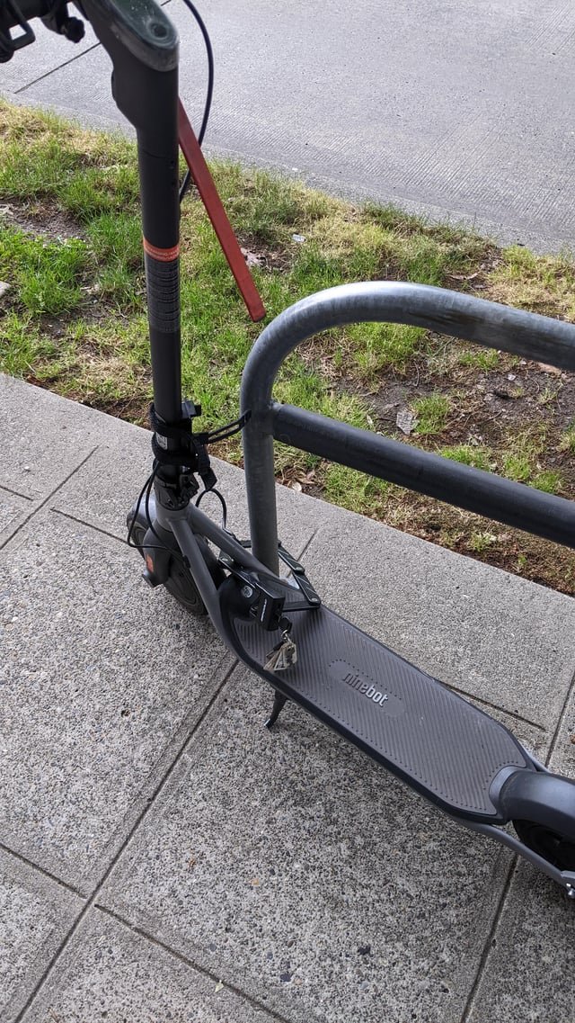 S.O. to Bellevue for not stealing my scooter after I LEFT MY KEYS IN THE LOCK.