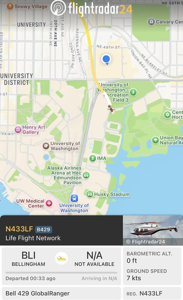At U Village doing some shopping right now and I heard a helicopter flying low overhead. I hope that kid is ok ❤️