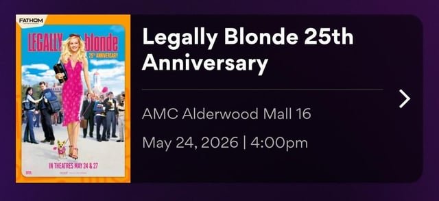 Movie Meetup! 25th Anniversary of Legally Blonde ✨️💖