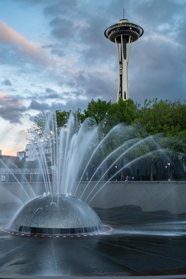 Space Needle and Fountain
