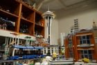 Placed my replica Space Needle into my LEGO city