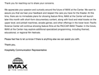Our crowned jewel theater (Boeing IMAX) will no longer be showing new feature films shot for IMAX. This is the time for SIFF Downtown to bring back 70MM feature film runs.