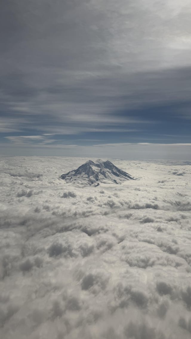 Always love seeing Rainier taking off or landing at Sea-Tac