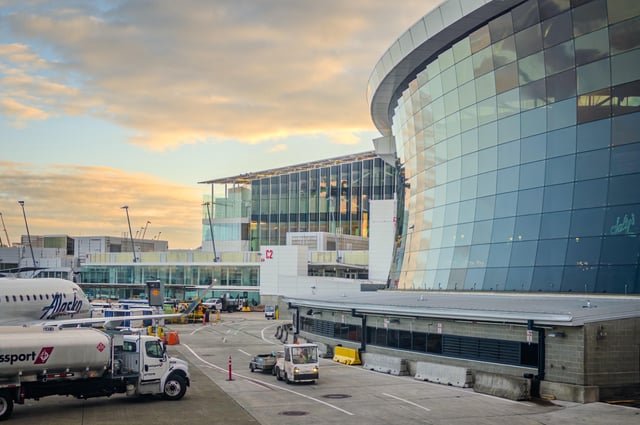 Morning at the airport