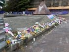 Expanded memorial to Juniper Blessing in Red Square