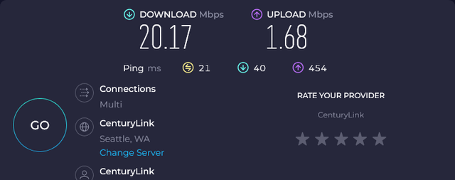 The Internet in my apartment is total shit, I’m gonna chew through their cables