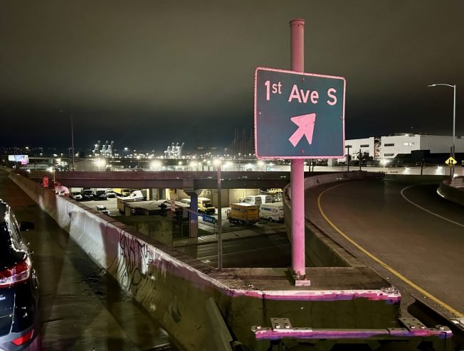 Police seeking witnesses after motorcyclist dies when collision leads to fall from West Seattle Bridge offramp
