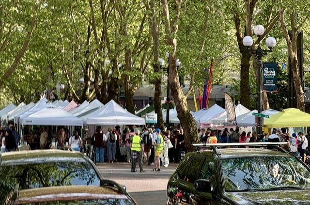 Pioneer Square Art Walk is now!