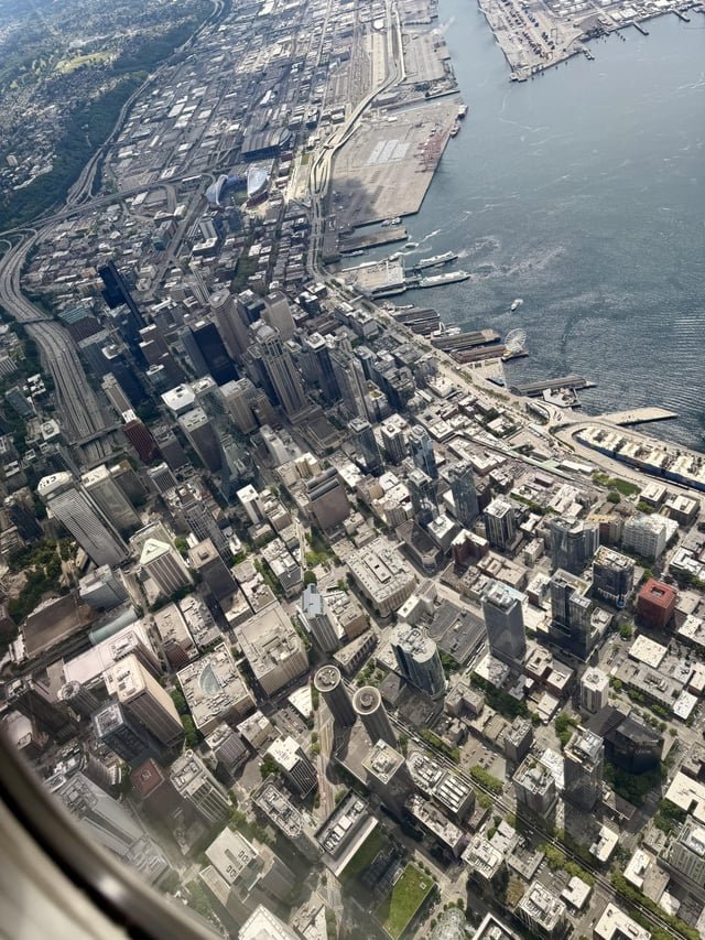 View from my Delta flight (LAS – SEA)