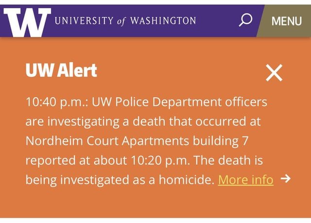 UWPD are investigating an apparent homicide in a UW student apartment building