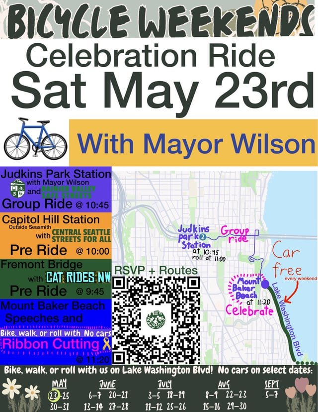 Celebrate Bicycle Weekends on LWB with Mayor Wilson