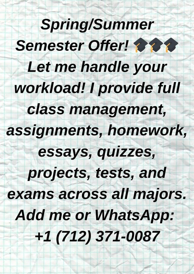 Hit me up for spring and summer classes
