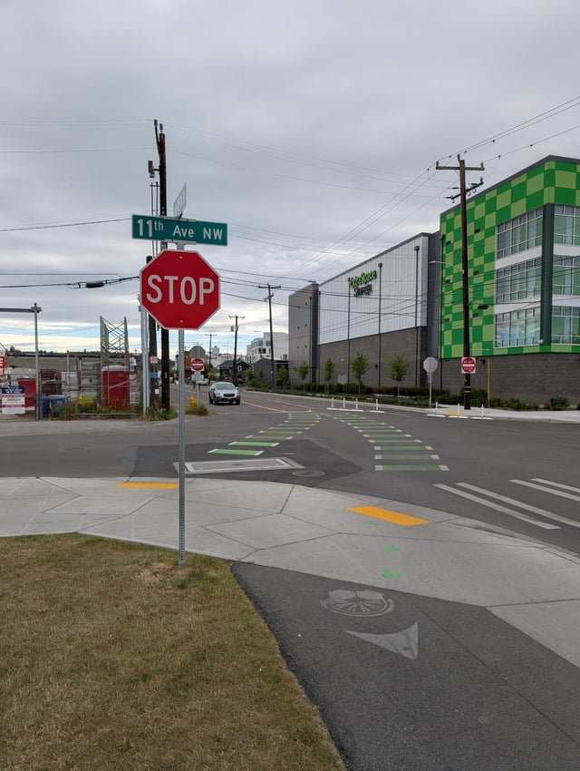 Dear bicyclists: stop signs mean you, too. Also, if you aren’t signaling, how are people going to know you want to turn in front of them? Calling a driver an asshole won’t fix shit, but following the rules of the road might. Signed: a fellow biker