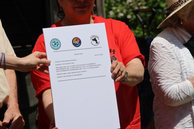 ‘Now we are back’: Duwamish Tribe formally accepts return of the land holding The Heron’s Nest