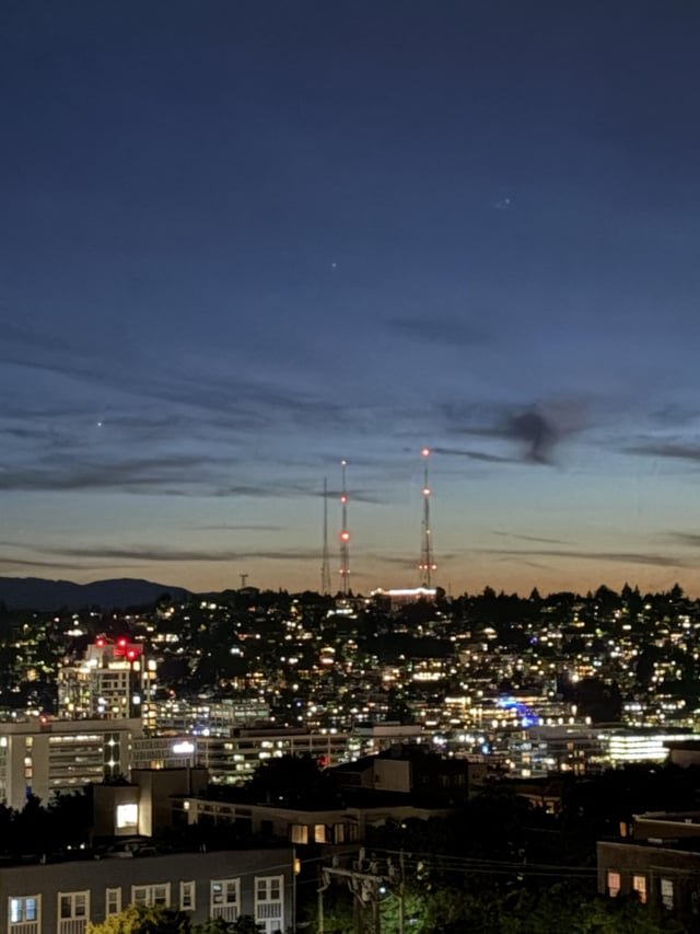 What’s is this building with the lights in Queen Anne just under the cell tower?