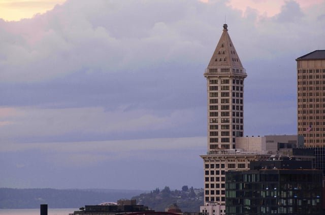 Smith Tower facing the bay