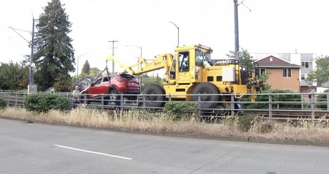 If you were wondering how they got the car off Mount Baker Station