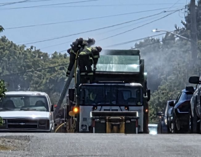 UPDATE: Waste-truck fire in West Seattle