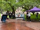 UW Students for a Democratic Society’s anti-ICE protest on the quad today