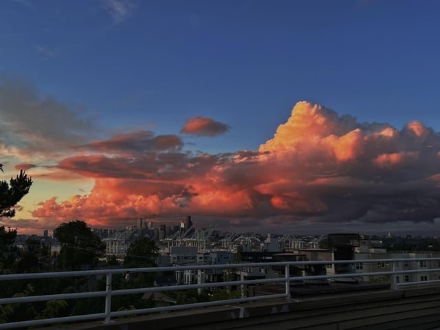 Last night’s sunset from West Seattle