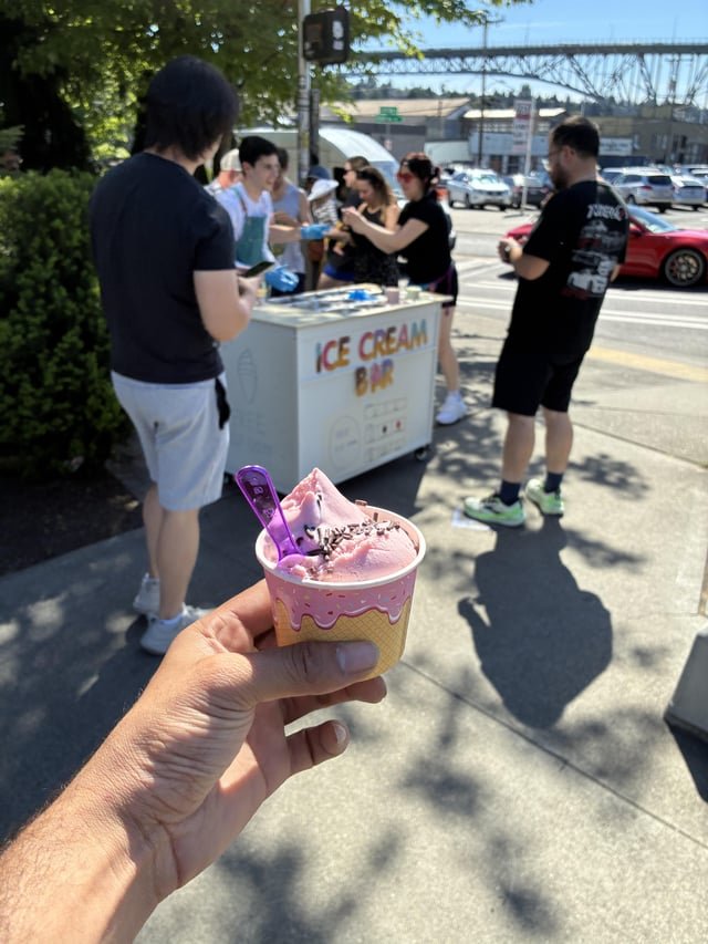 Free ice Cream.