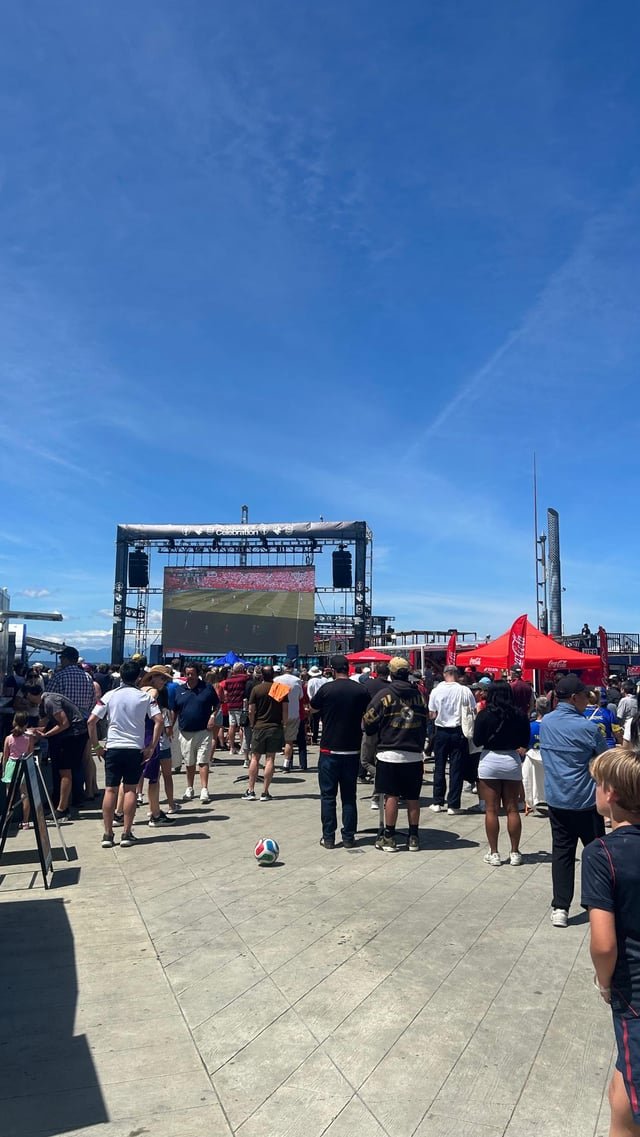 At Pier 62 earlier